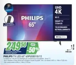 Leonardelli Philips TV LED 65" offerta