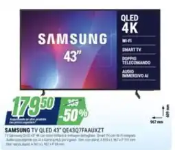 Leonardelli Samsung TV QLED 43" offerta