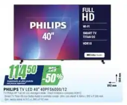 Leonardelli Philips TV LED 40" offerta