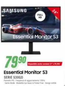 Leonardelli Samsung Essential Monitor S3 offerta