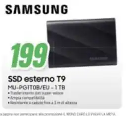 Leonardelli Samsung SSD esterno T9 offerta