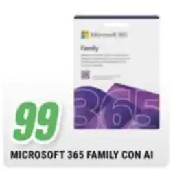 Leonardelli Microsoft 365 Family con AI offerta