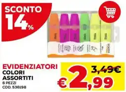 Conforama Evidenziatori colori assortiti offerta