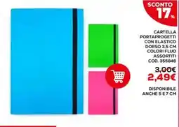 Conforama Cartella portaprogetti con elastico offerta