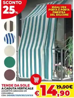 Conforama Tende da sole a caduta verticale offerta