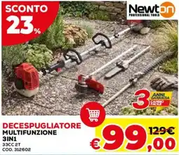 Conforama Decespugliatore multifunzione 3in1 Newton offerta