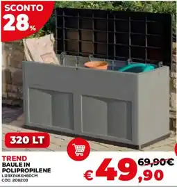 Conforama Trend baule in polipropilene offerta