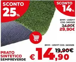 Conforama Prato sintetico sempreverde offerta