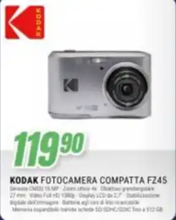 Leonardelli Kodak Fotocamera Compatta FZ45 offerta