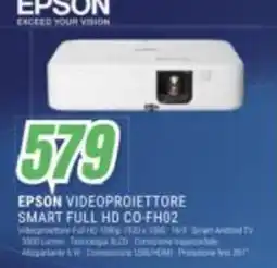 Leonardelli Epson videoproiettore smart full hd co-fh02 offerta