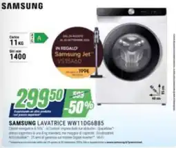 Leonardelli Samsung lavatrice WW11DG6B85 offerta