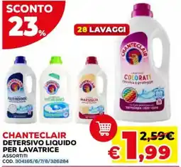 Conforama Chanteclair Detersivo liquido per lavatrice assortiti offerta