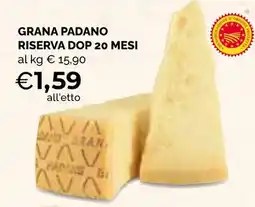 Mercatò Extra Grana Padano Riserva DOP offerta