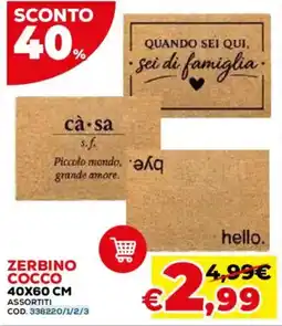 Conforama Zerbino Cocco offerta