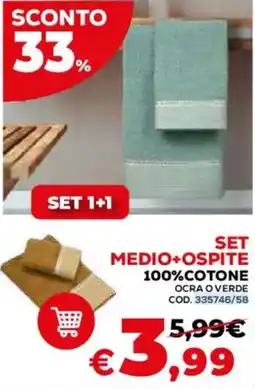 Conforama Set medio+ospite offerta