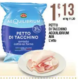 Maxi Sidis Petto di tacchino Aequilibrium offerta