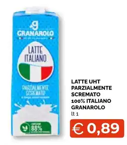 Mercatò Big Latte italiano parzialmente scremato Granarolo offerta