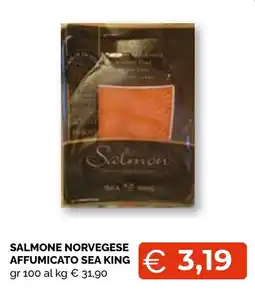 Mercatò Big Salmone norvegese affumicato sea king offerta