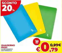 Conforama Quaderno Maxi offerta