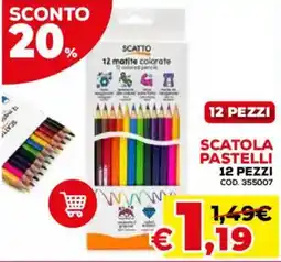 Conforama Scatola pastelli Scatto offerta