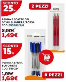 Conforama Penna a scatto gel scatto offerta