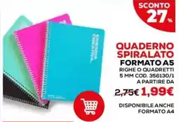 Conforama Quaderno spiralato Energia Creativa offerta