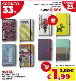 Conforama Notes Energia Creativa offerta