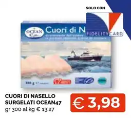 Mercatò Big Cuori di Nasello Surgelati Ocean47 offerta