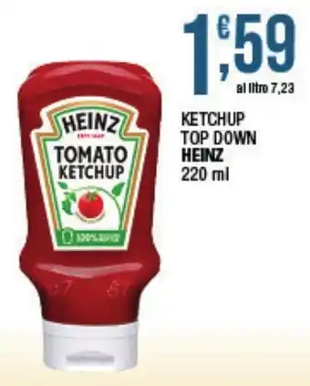 Maxi Sidis Ketchup Top Down Heinz offerta