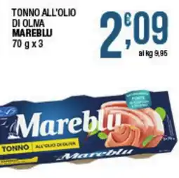 Maxi Sidis Tonno all'olio di oliva Mareblu offerta