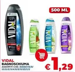 Conforama Vidal bagnoschiuma offerta