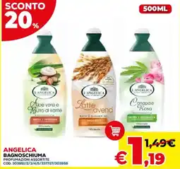 Conforama Angelica bagnoschiuma profumazioni assortite offerta