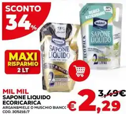 Conforama Mil Mil Sapone Liquido Ecoricarica offerta