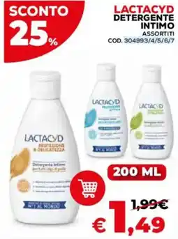 Conforama Lactacyd detergente intimo offerta