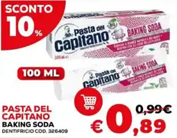 Conforama Pasta del Capitano Baking Soda offerta
