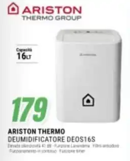 Leonardelli Ariston Thermo deumidificatore deos16s offerta