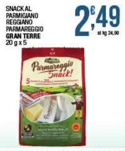 Maxi Sidis Parmareggio Snack! offerta
