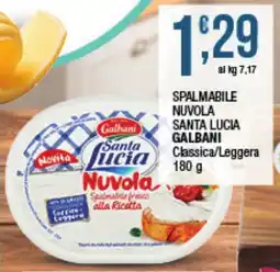 Maxi Sidis Spalmabile Nuvola Santa Lucia Galbani Classica/Leggera offerta