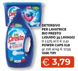Mercatò Big Detersivo per lavatrice bio presto offerta