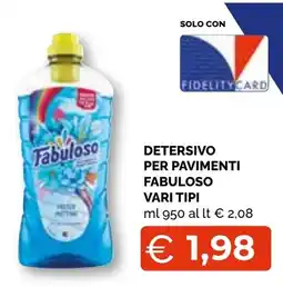 Mercatò Big Detersivo per pavimenti Fabuloso offerta
