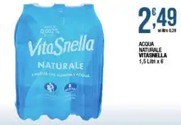 Maxi Sidis Acqua naturale Vitasnella offerta