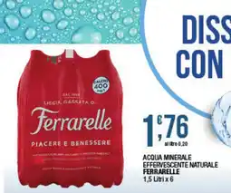 Maxi Sidis Acqua minerale effervescente naturale Ferrarelle offerta