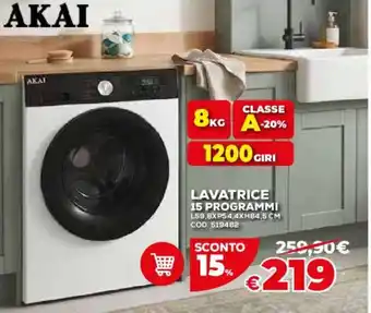 Lavatrice Akai
