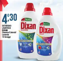 Maxi Sidis Detersivo lavatrice Dixan Classico/Colorati/Lavanda offerta
