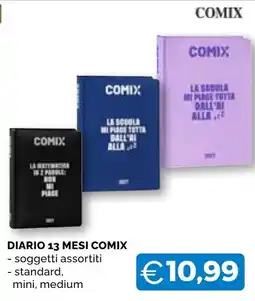 Mercatò Big Diario 13 mesi Comix offerta