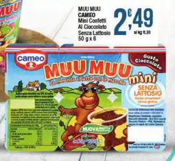Maxi Sidis Cameo Muu Muu Mini Confetti Al Cioccolato offerta