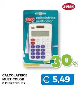 Mercatò Big Calcolatrice multicolor Selex offerta