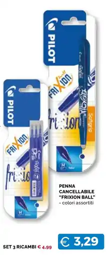 Mercatò Big Penna cancellabile FriXion Ball Pilot offerta