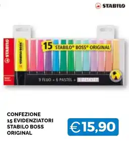 Mercatò Big Evidenziatori Stabilo Boss Original offerta