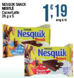 Maxi Sidis Nesquik Snack Cacao offerta